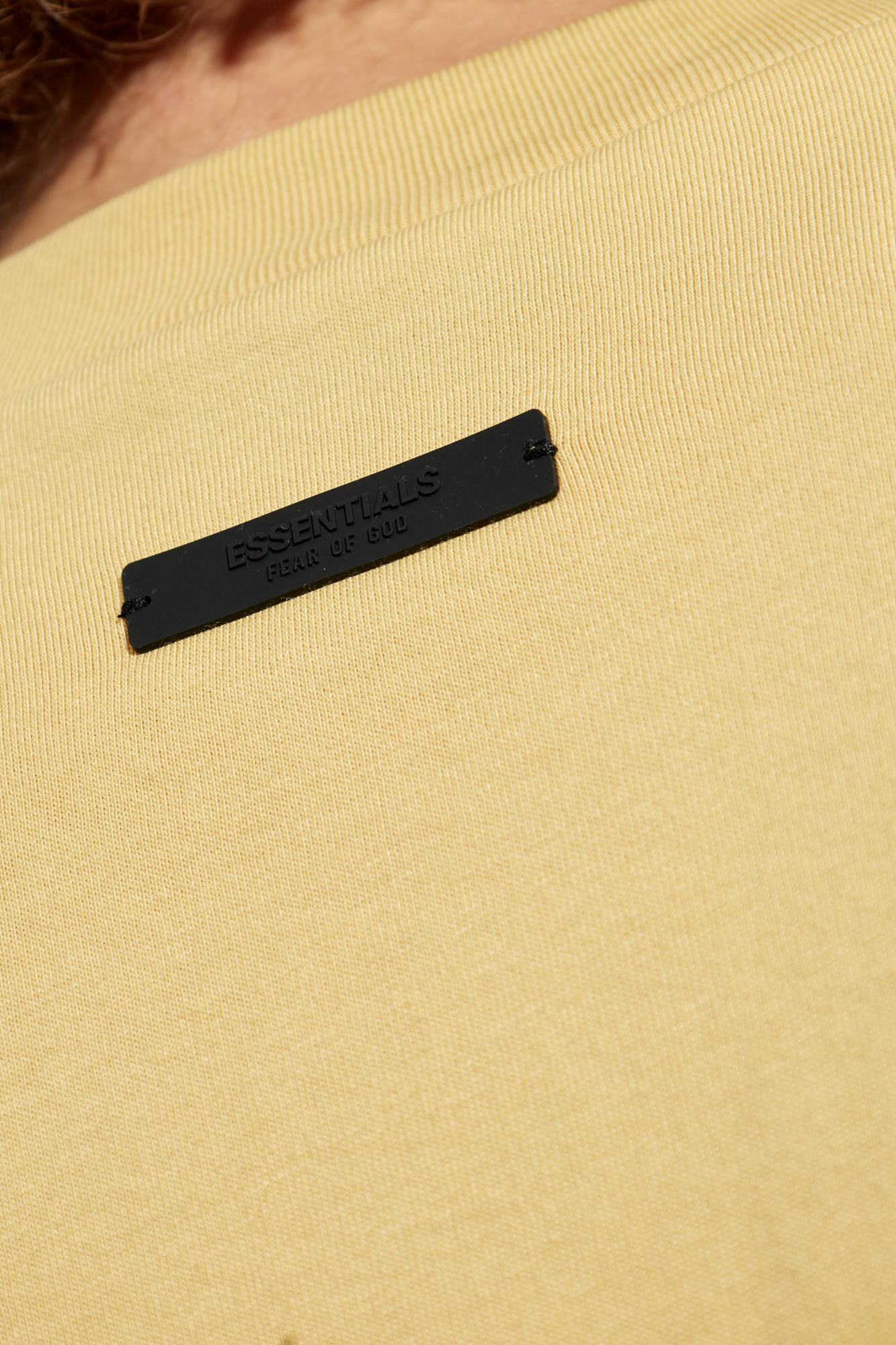 Yellow T-shirt with print Fear Of God Essentials - Vitkac AS